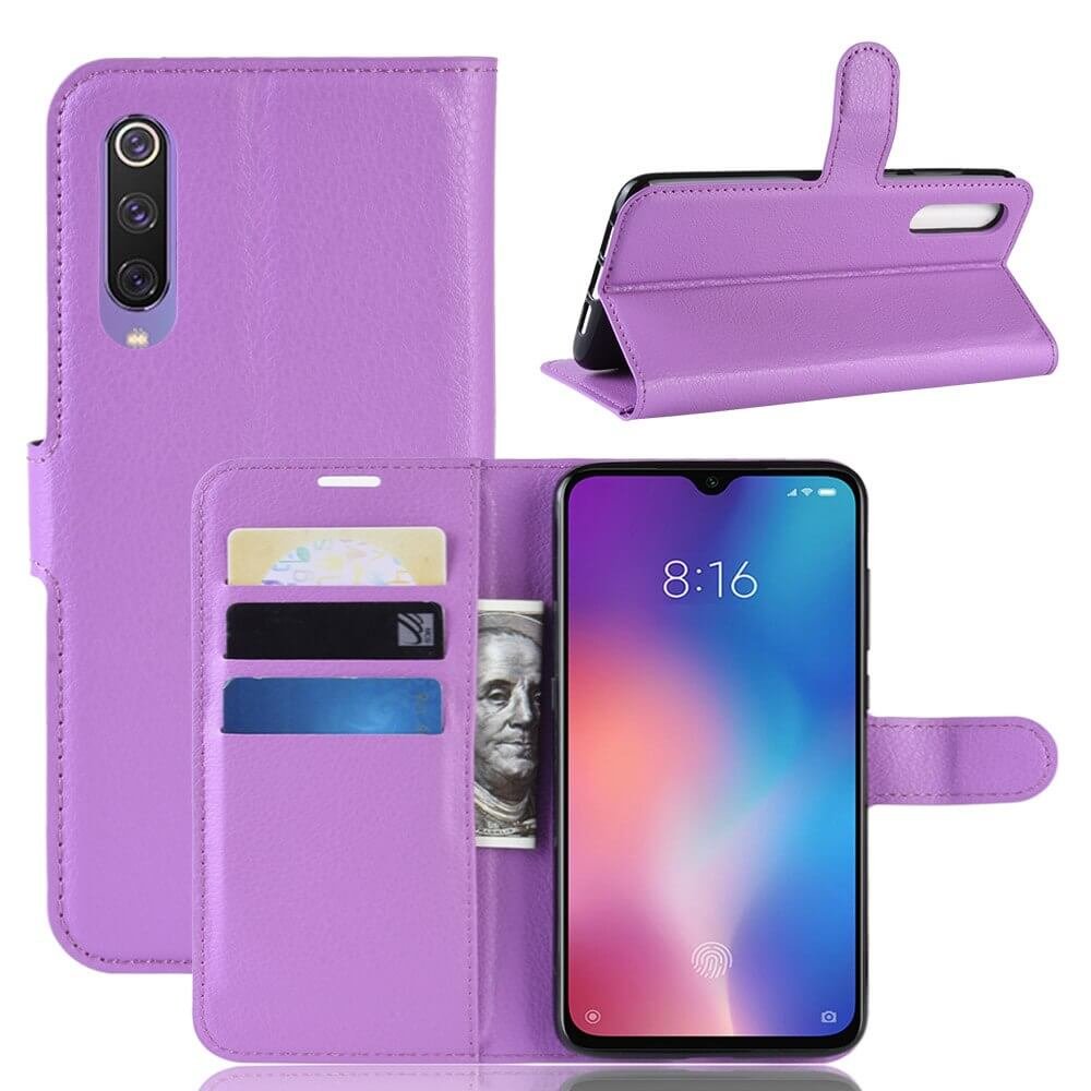 Funda Libro Xiaomi MI 9 SE Soporte Lila.