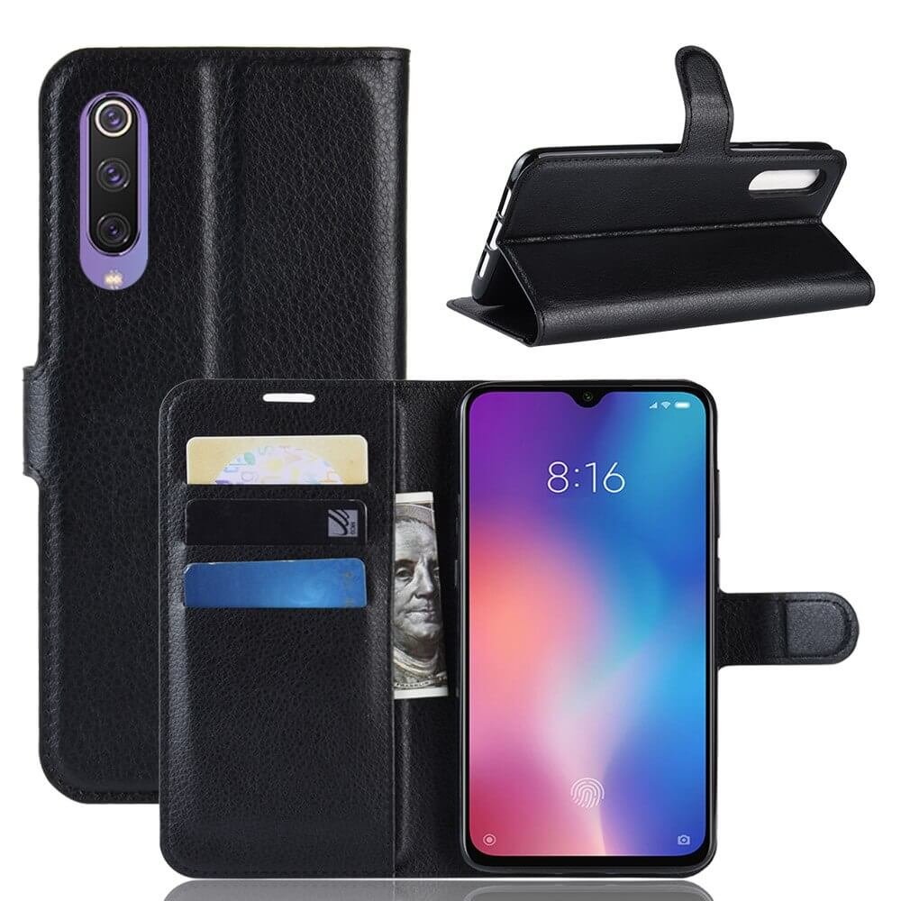 Funda Libro Xiaomi MI 9 SE Soporte Negra.