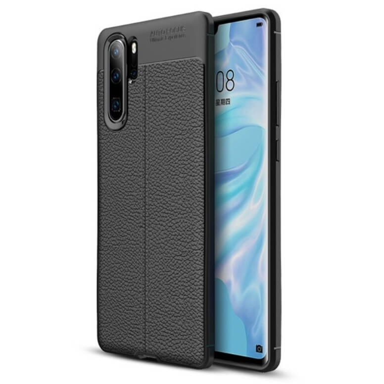 Funda Huawei P30 Pro Tpu Cuero 3D Negra