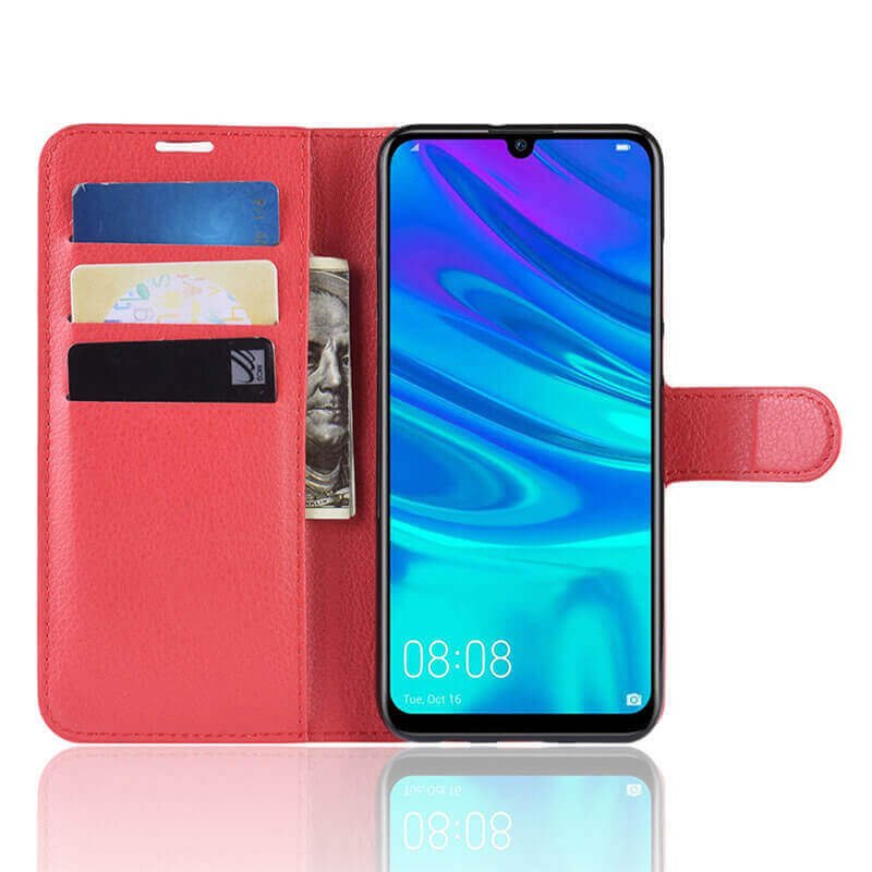 Funda Libro Huawei P30 Pro Soporte Roja.