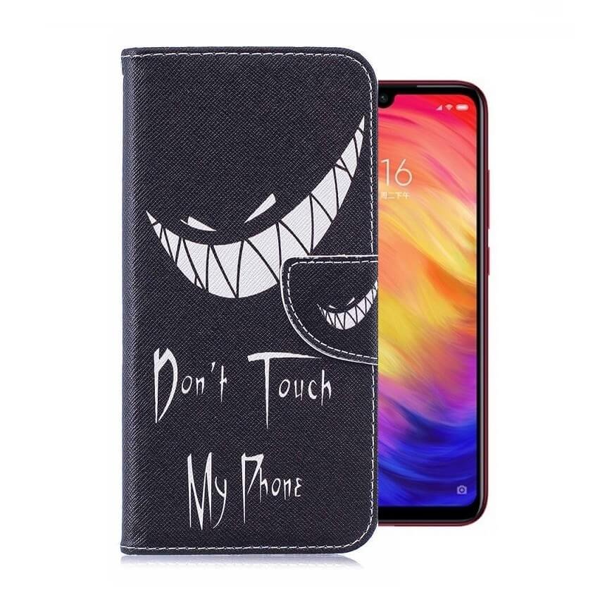 Funda Libro Xiaomi Redmi Note 7 cuero Soporte Dibujo No Toques