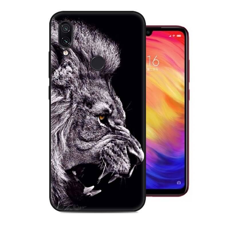 Funda Xiaomi Redmi 7 Dibujo Leon