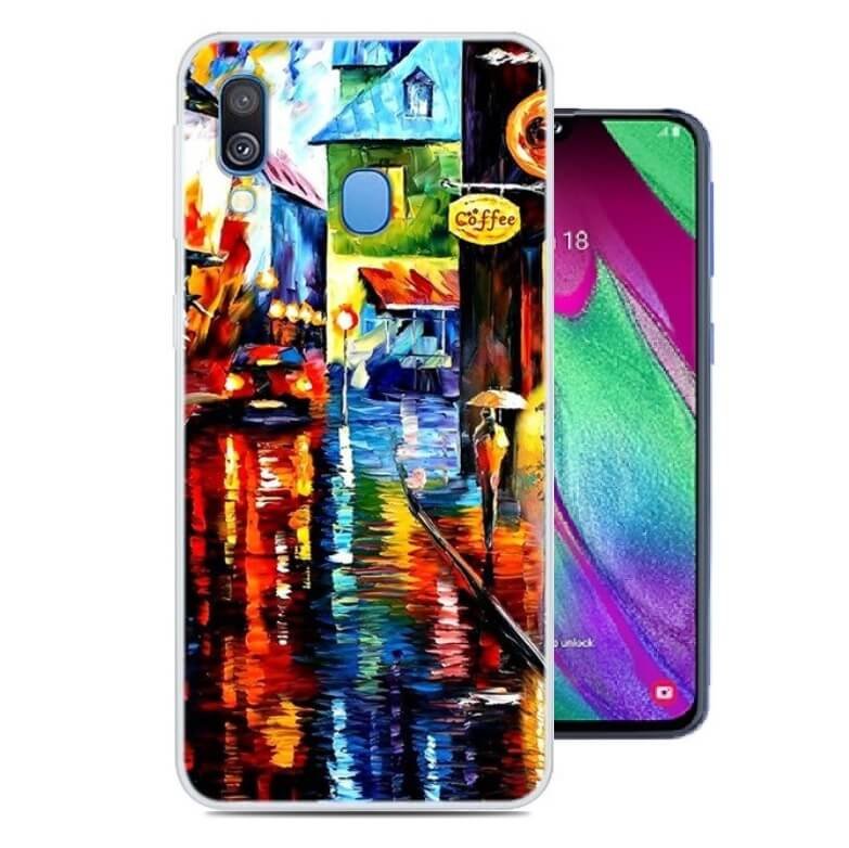 Funda Samsung Galaxy A40 Dibujo Pintura