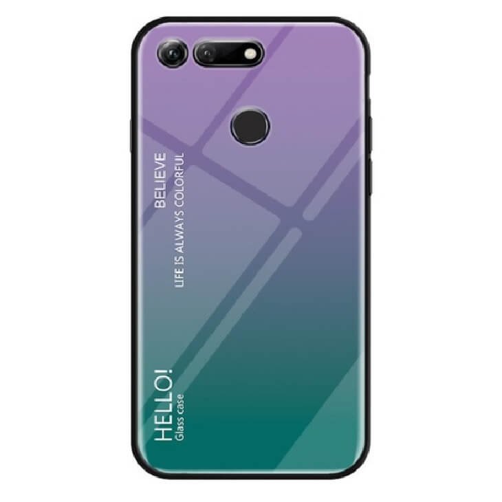 Funda Honor Vier 20 Tpu Trasera Cristal turquesa