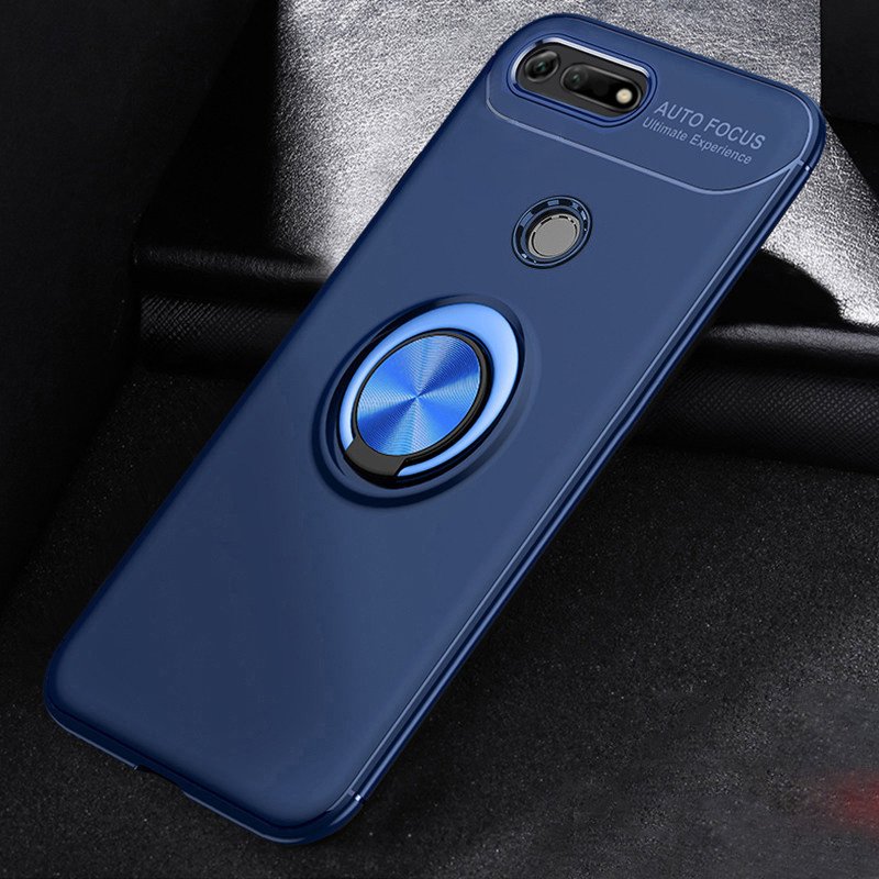 Funda Xiaomi Redmi Note 7 Anillo Soporte Azul