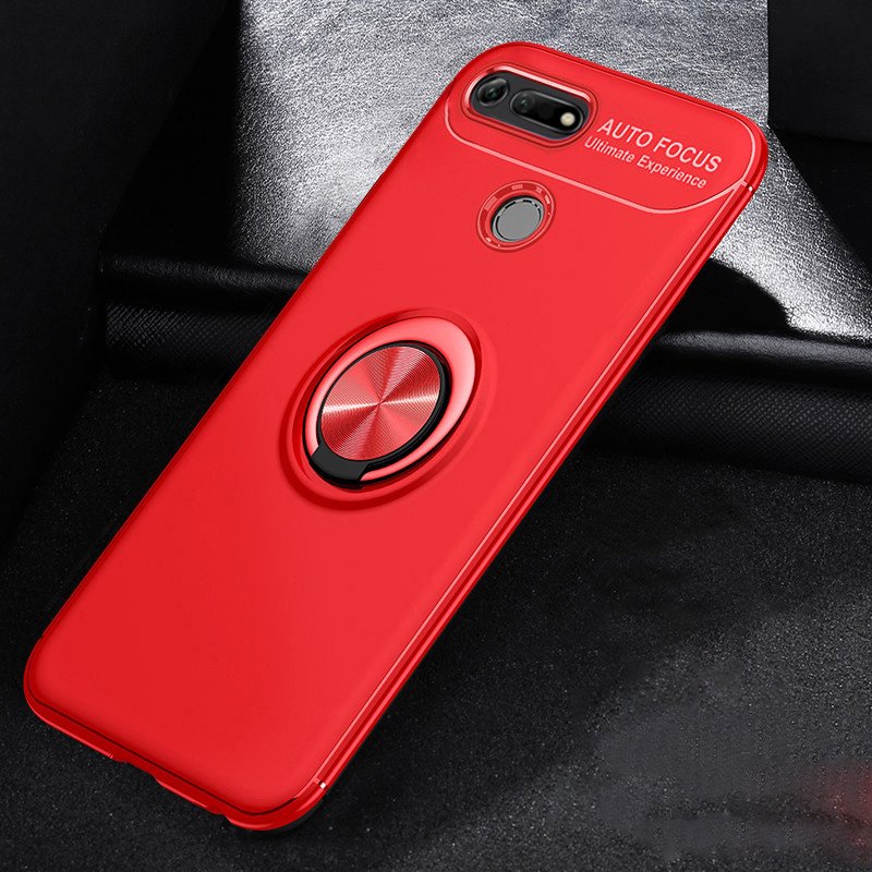 Funda Honor View 20 Anillo Soporte roja