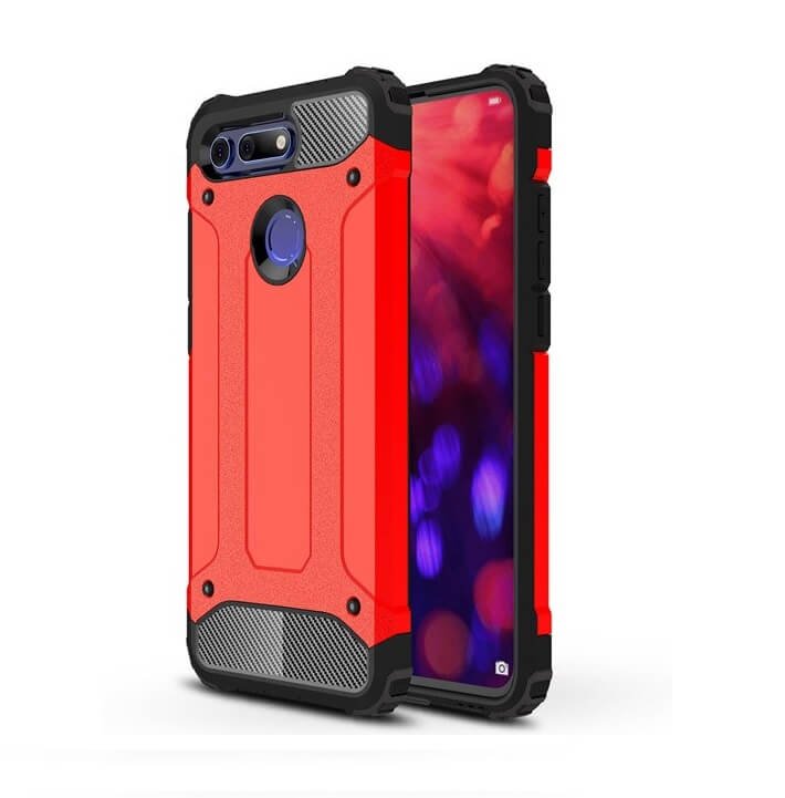 Funda Honor View 20 Shock Resistente Rojo