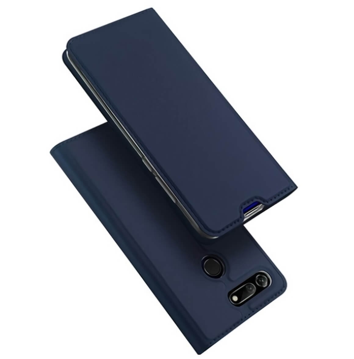 Funda Libro Smart Translucida Honor View 20 Dux azul