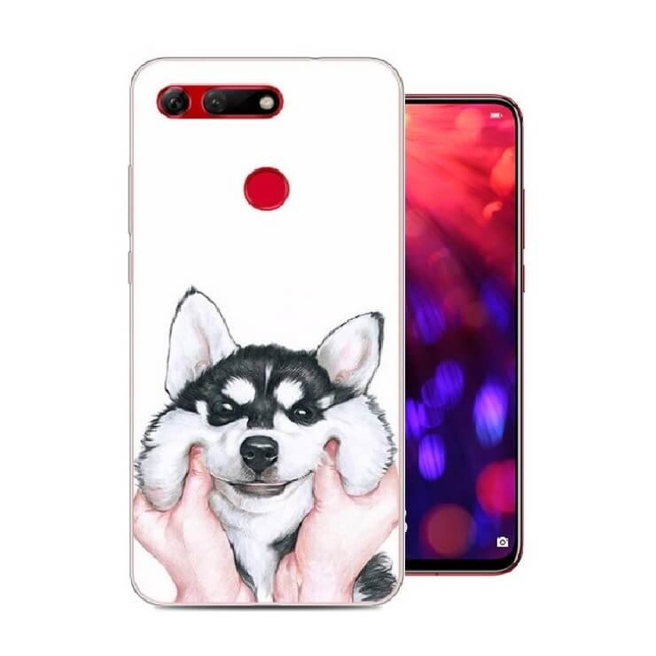 Funda Honor View 20 Gel Dibujo Perrito