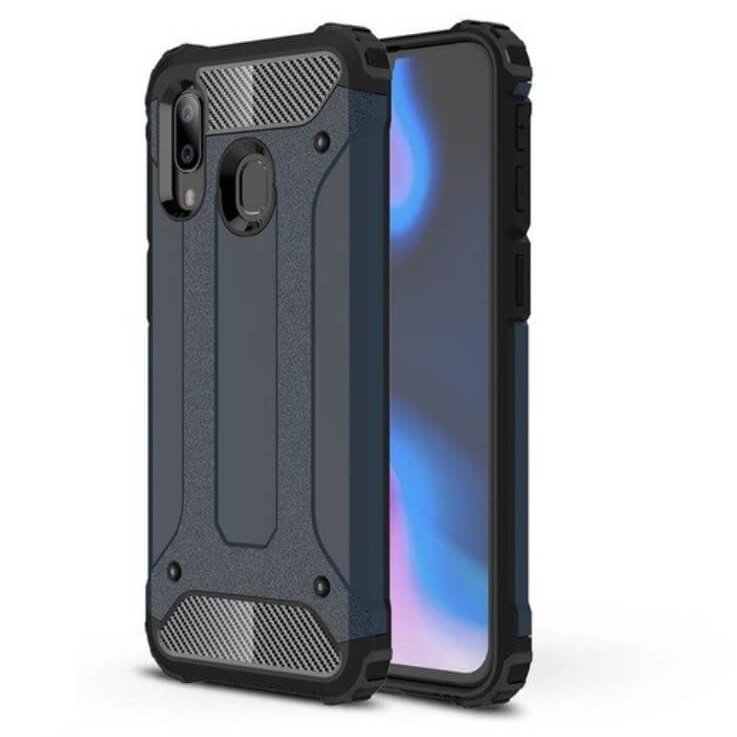 Funda Samsung Galaxy A20 Shock Resistante Navy.