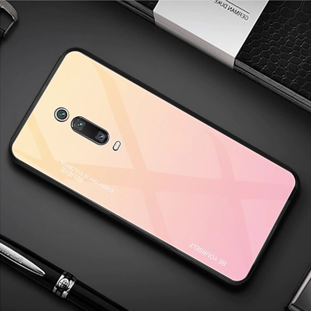 Funda Xiaomi Redmi K20 Tpu Trasera Cristal Amarilla
