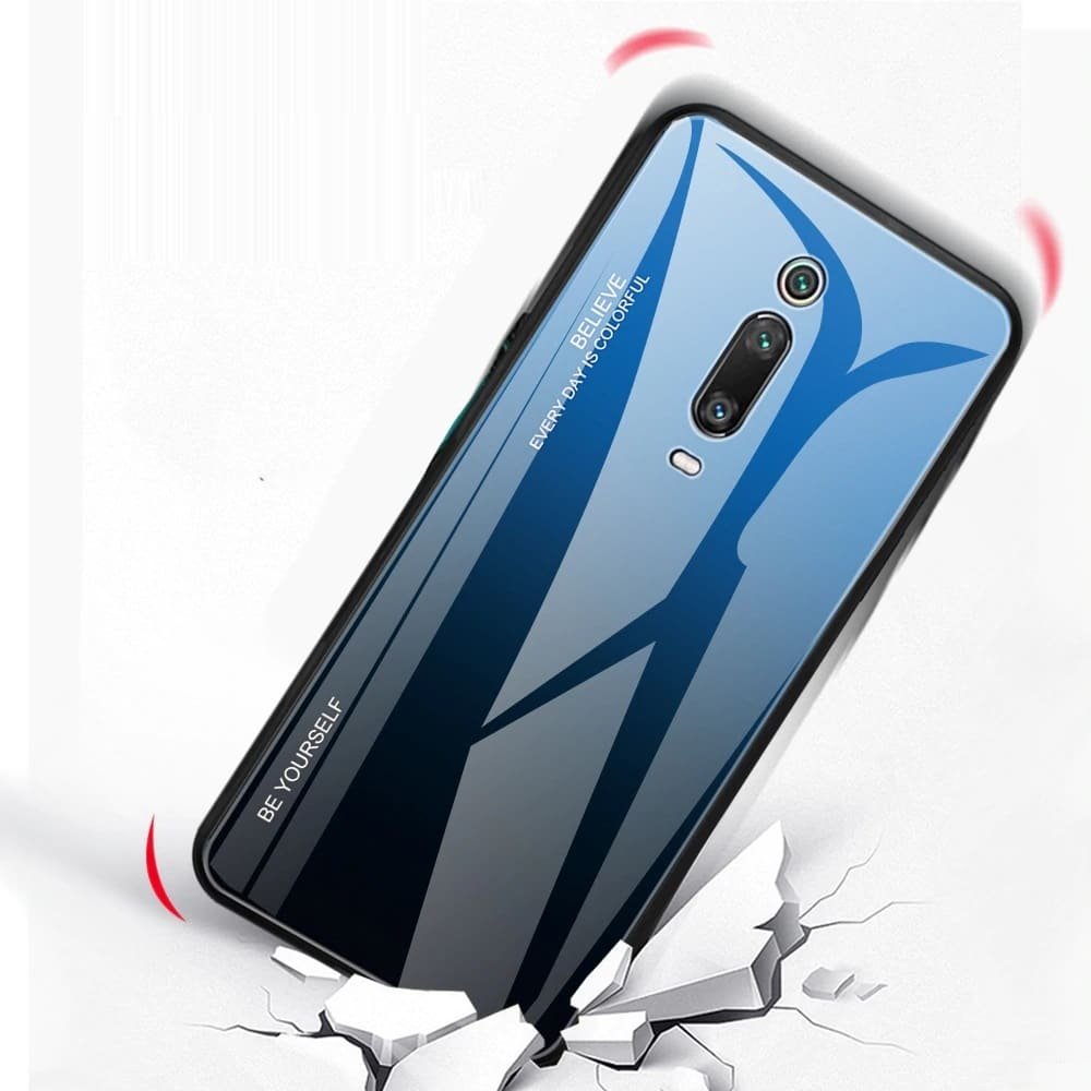 Funda Xiaomi MI 9T Tpu Trasera Cristal y si anti golpes