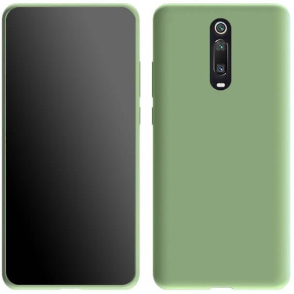 Funda Xiaomi MI 9T Silicona Liquida verde