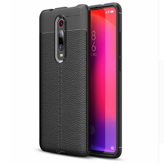 Funda Xiaomi MI 9T Tpu Cuero 3D Negra