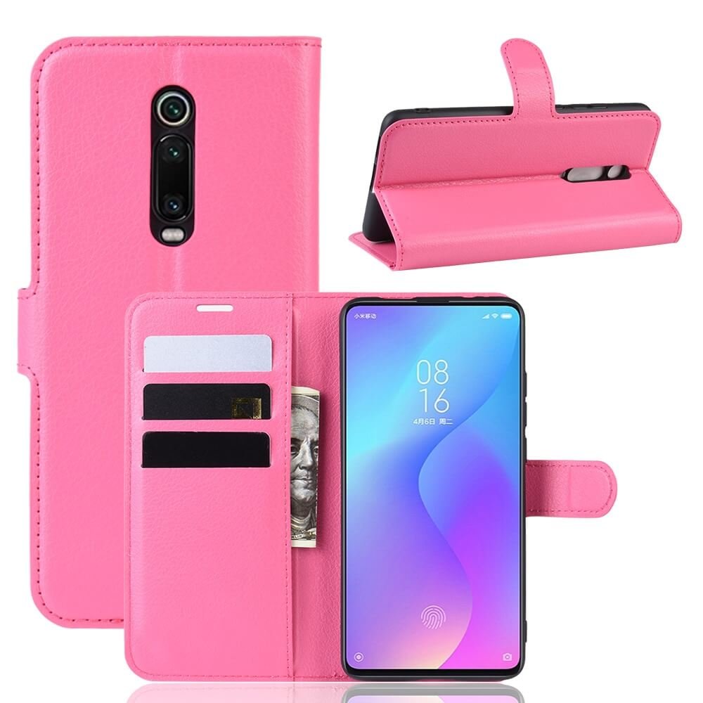 Funda Libro Xiaomi Mi 9T Soporte Rosa