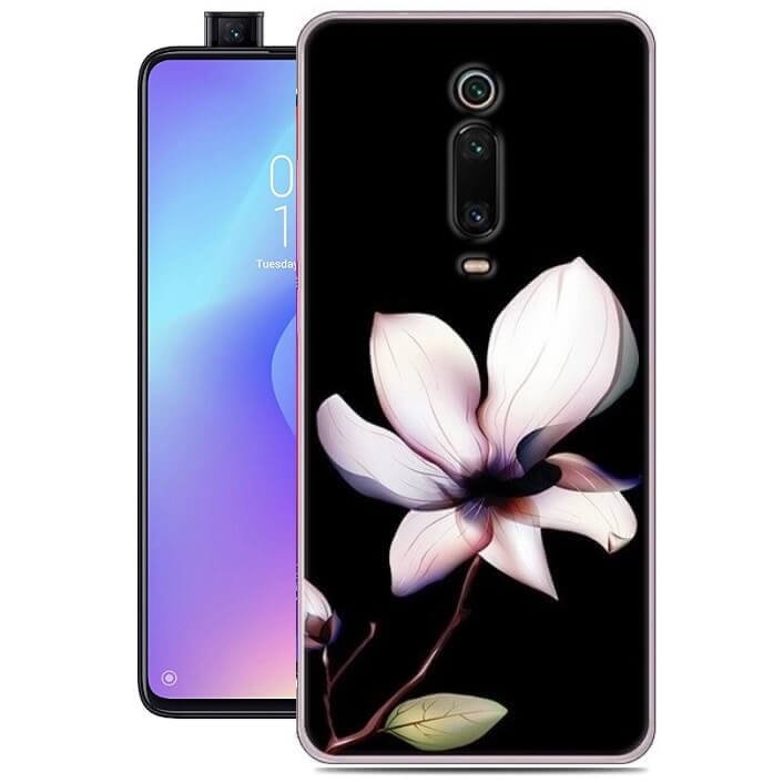 Funda Xiaomi Mi 9T Gel Dibujo Flor