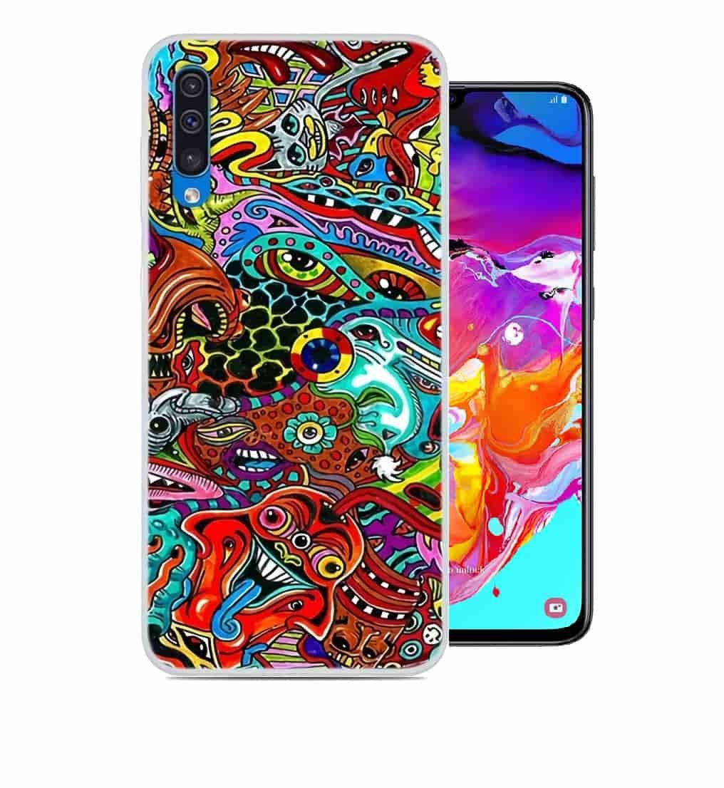 Funda Samsung Galaxy A70 Gel Dibujo Psico