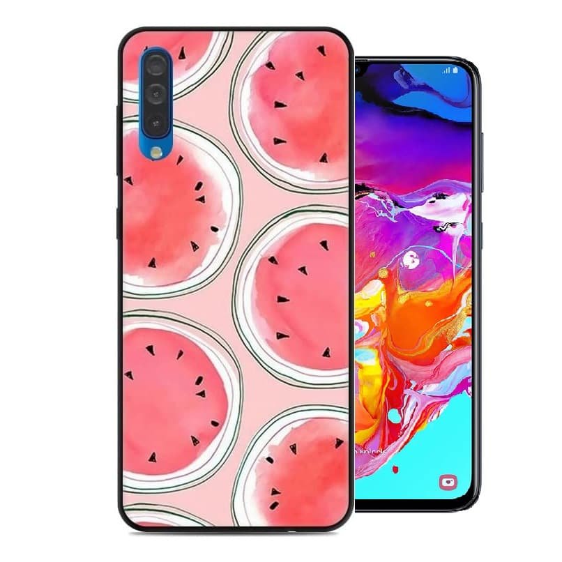 Funda Samsung Galaxy A70 Gel Dibujo Sandia