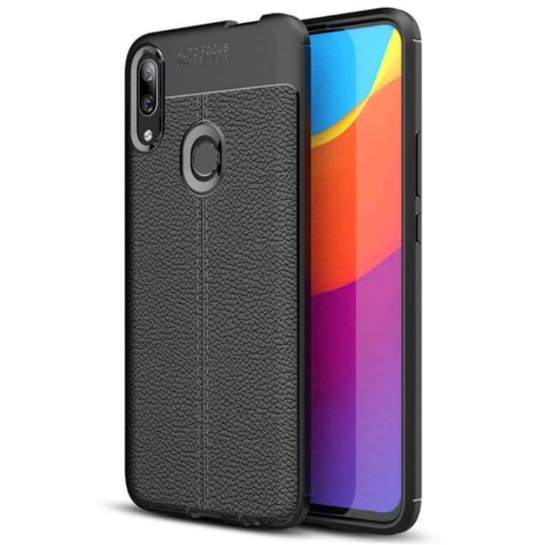 Funda Huawei P Smart Z Tpu Cuero 3D Negra