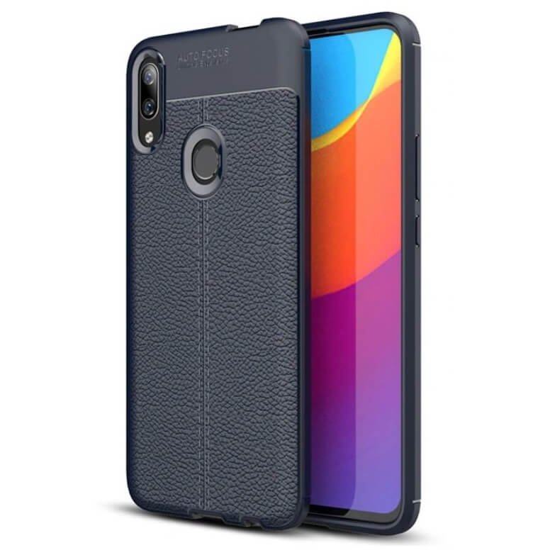 Funda Huawei P Smart Z Tpu Cuero 3D Azul