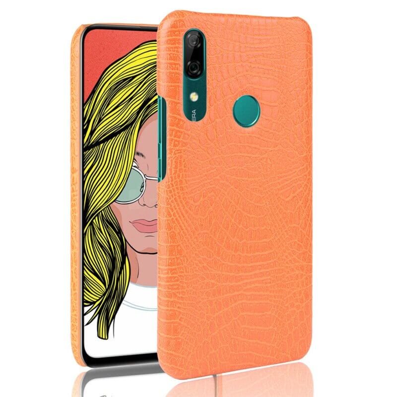 Carcasa Huawei P Smart Z Cocodrilo Naranja