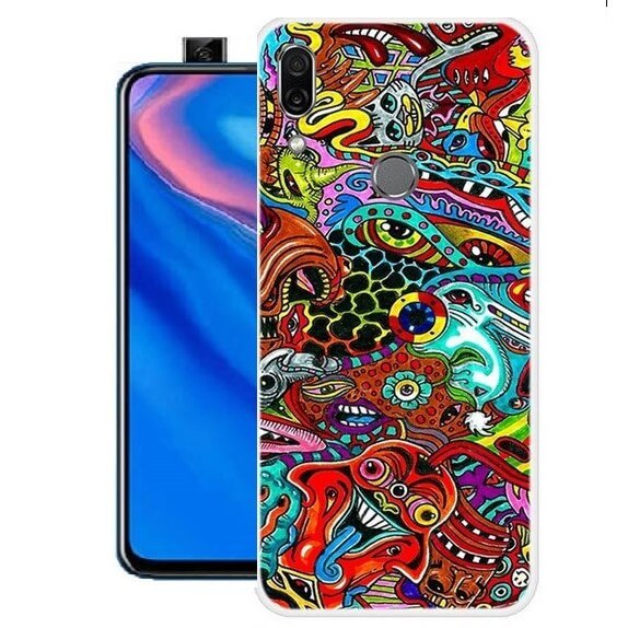 Funda Huawei P Smart Z Gel Dibujo Psico