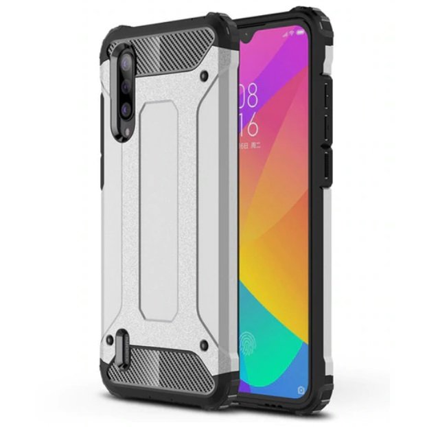 Funda Xiaomi MI A3 Armor Anti-Golpes Plata