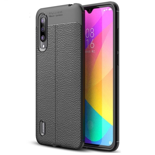 Funda Xiaomi MI A3 Tpu Cuero 3D Negra