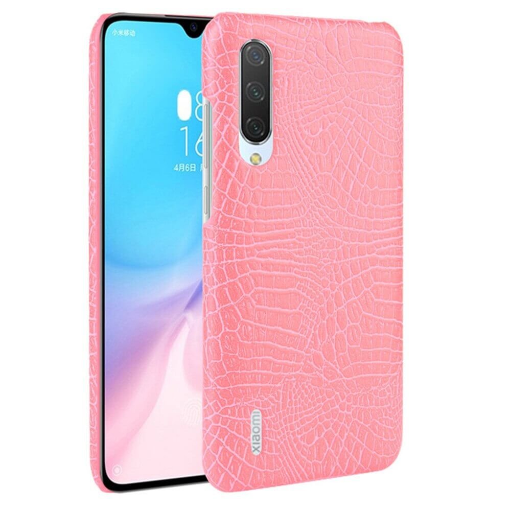 Carcasa Xiaomi MI A3 Cocodrilo Rosa
