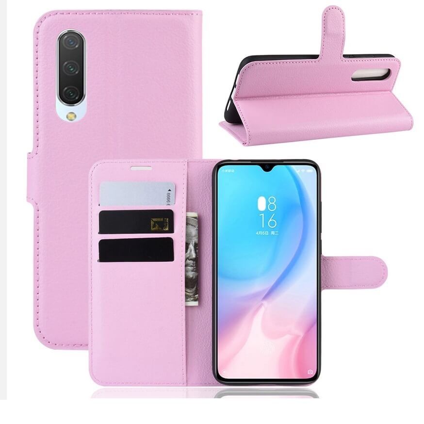 Funda Libro Xiaomi Mi A3 Soporte Rosa