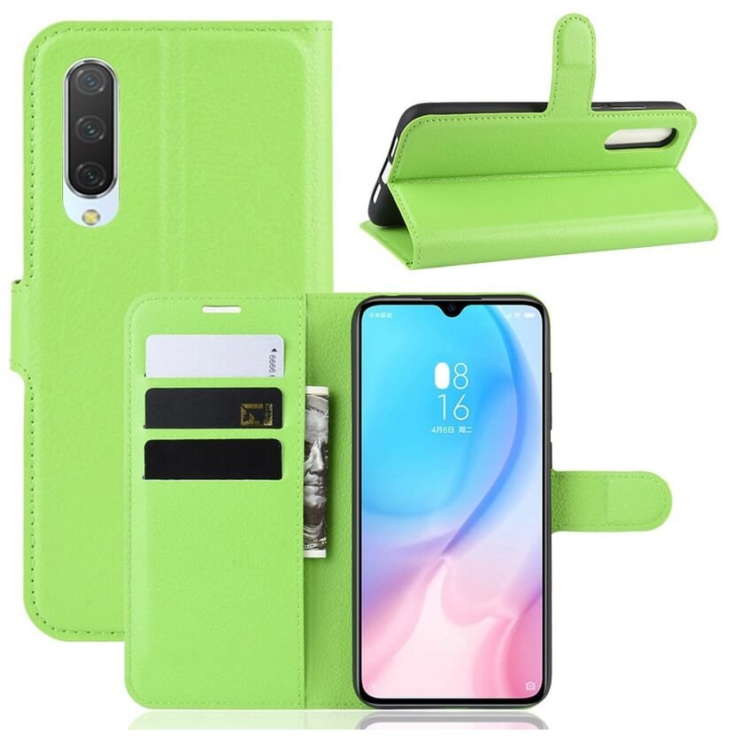 Funda Libro Xiaomi Mi A3 Soporte Verde