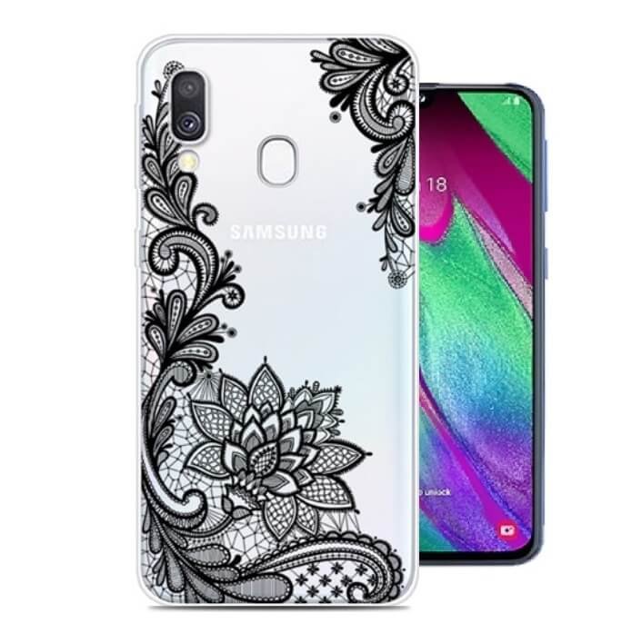 Funda Samsung Galaxy A20 Dibujo Encaje