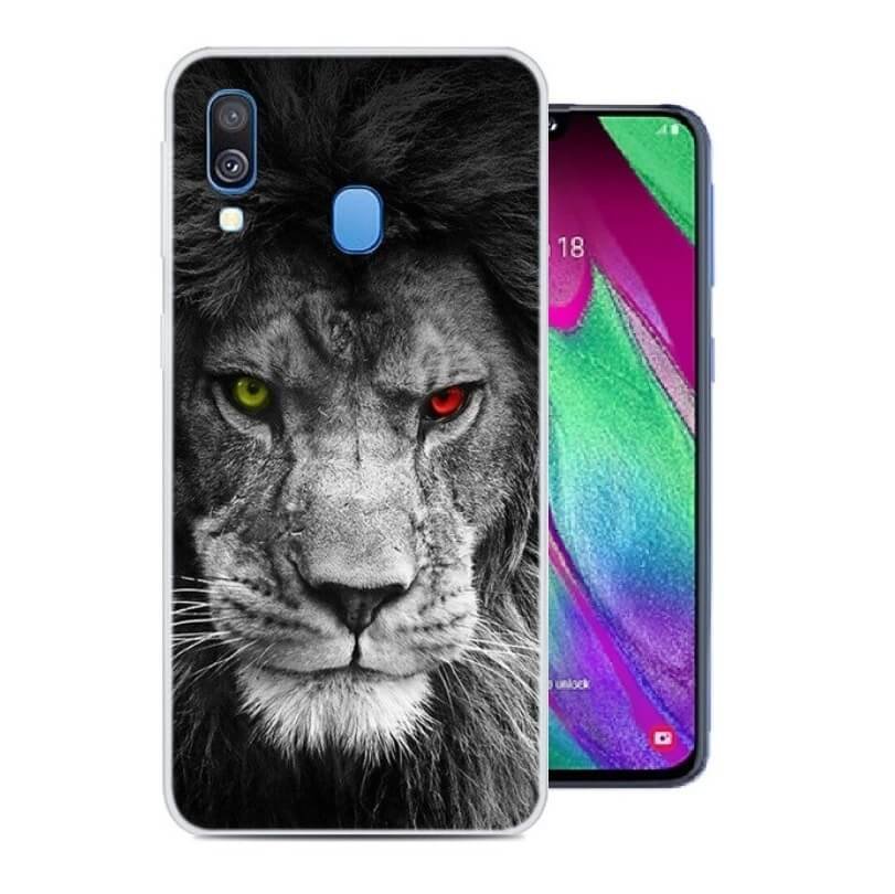 Funda Samsung Galaxy A20 Dibujo Leon II