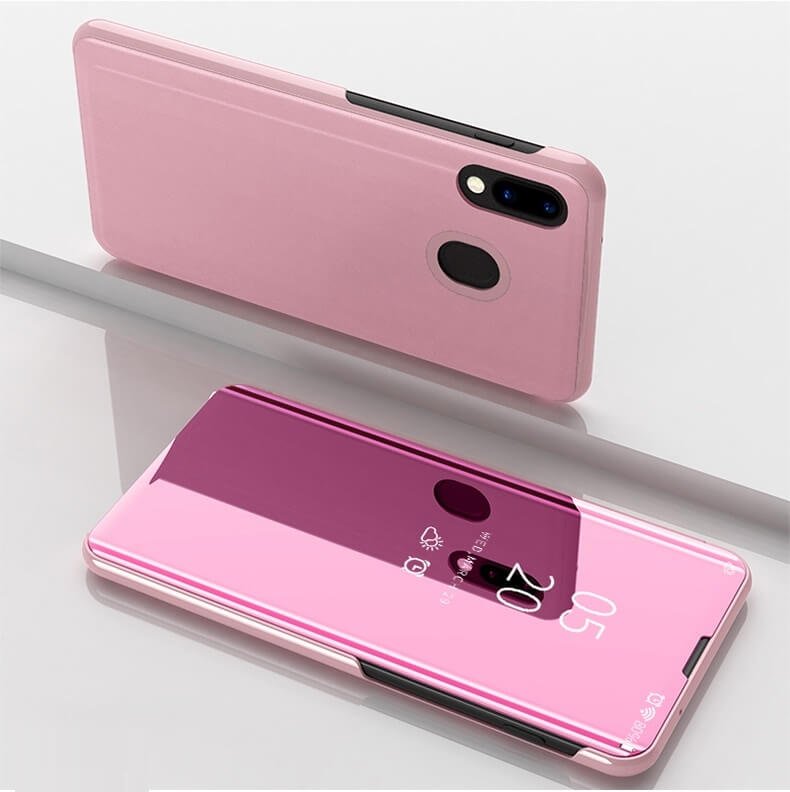 Funda Libro Smart Translucida Samsung Galaxy A20 Rosa