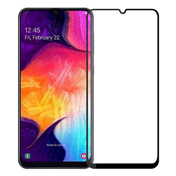 Protector Pantalla Cristal Negro Templado Premium Samsung Galaxy A20e
