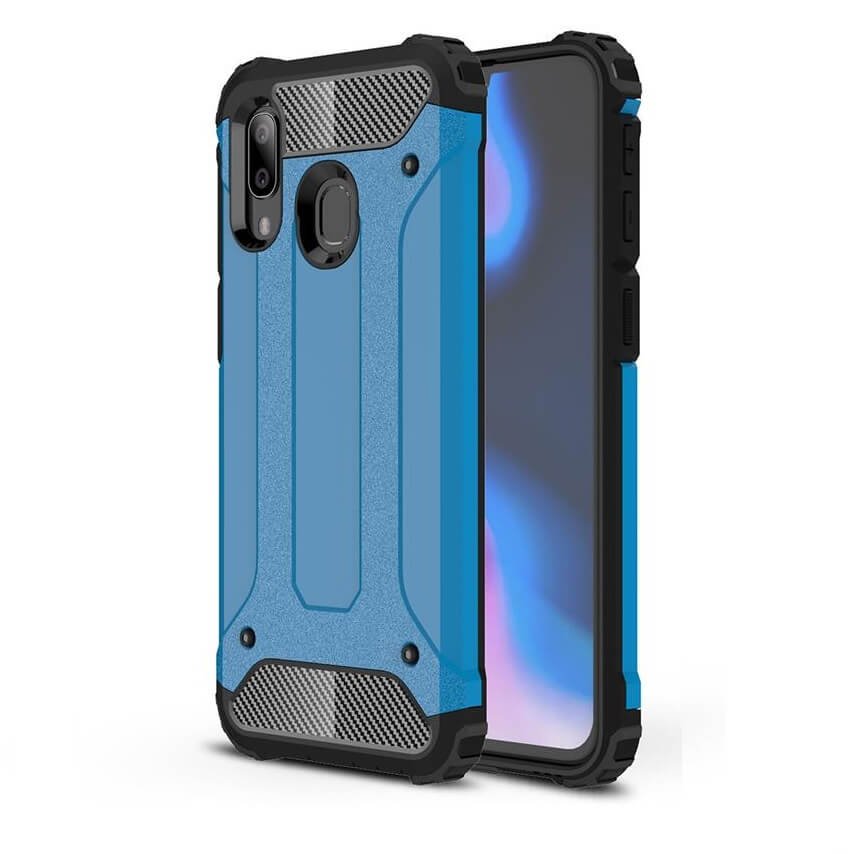 Funda Samsung Galaxy A20e Shock Resistante Azul