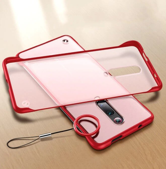 Funda Xiaomi MI 9T Roja Esquinas