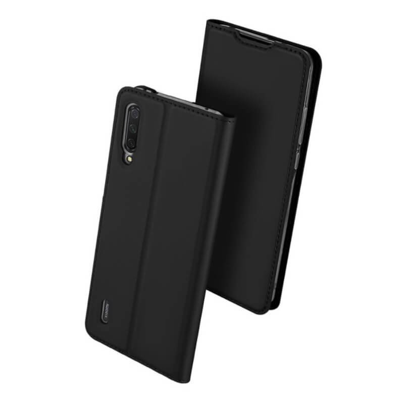Funda Libro Smart Translucida Xiaomi MI 9 Lite Dux negra