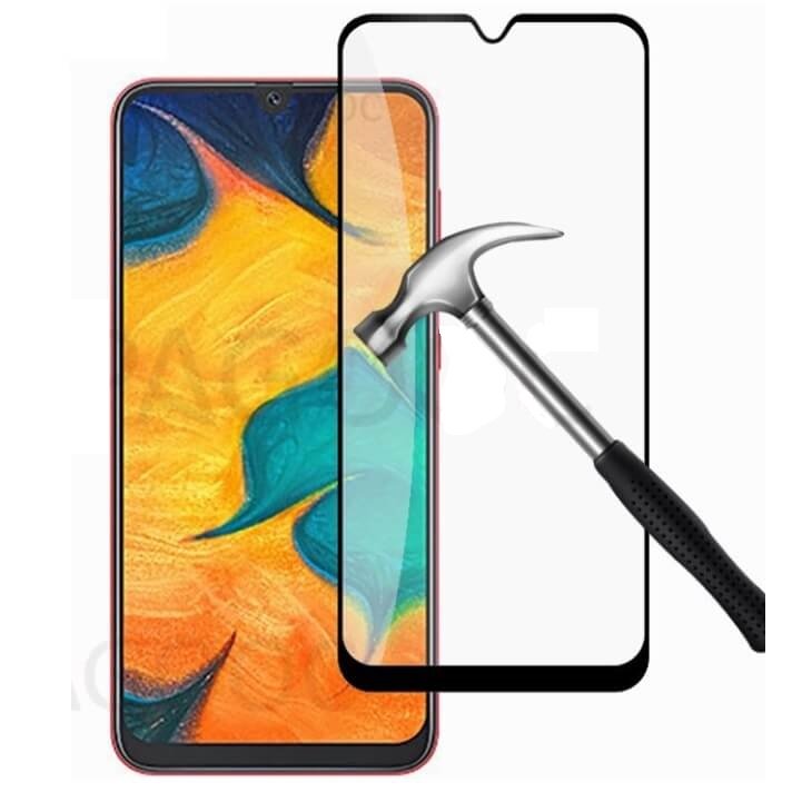 Protector Pantalla Cristal Negro Templado Premium Samsung Galaxy A10