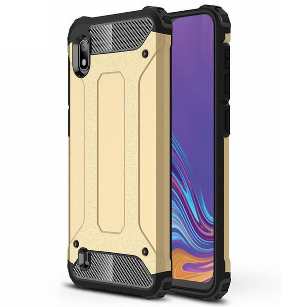 Funda Samsung Galaxy A10 Armor Anti-Golpes Dorada