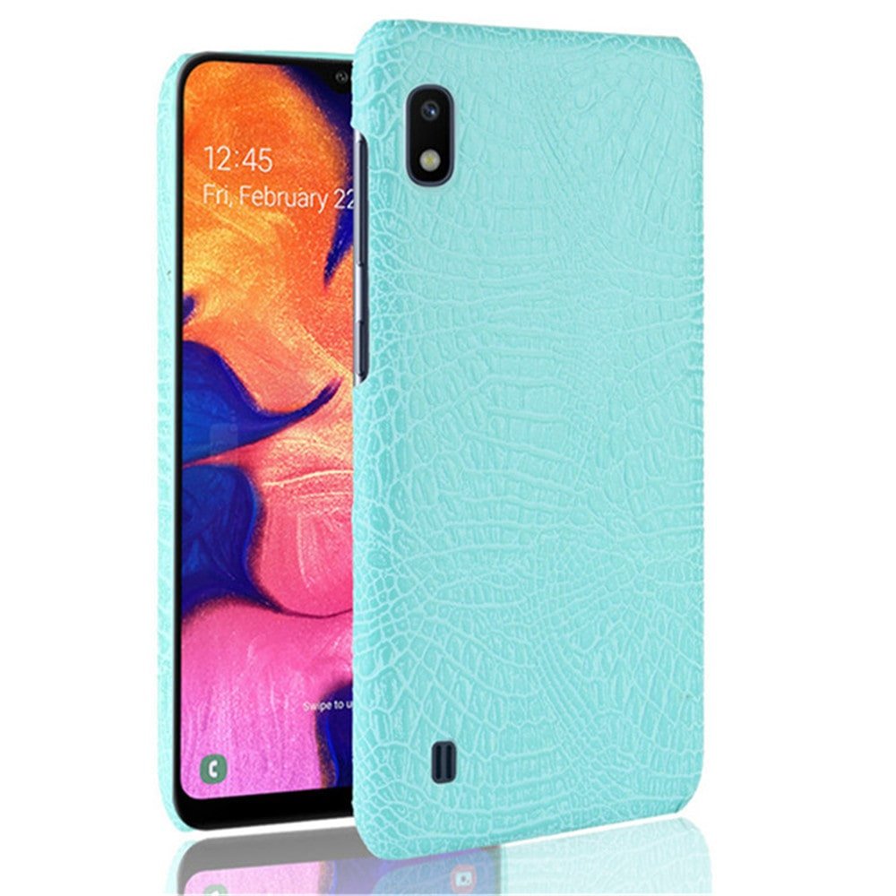 Carcasa Samsung Galaxy A10 Cocodrilo Turquesa