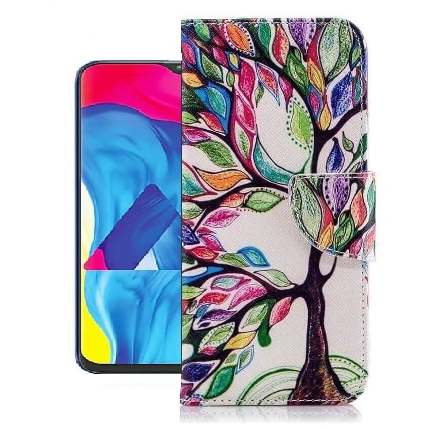 Funda Libro Samsung Galaxy A10 Soporte Arbol.