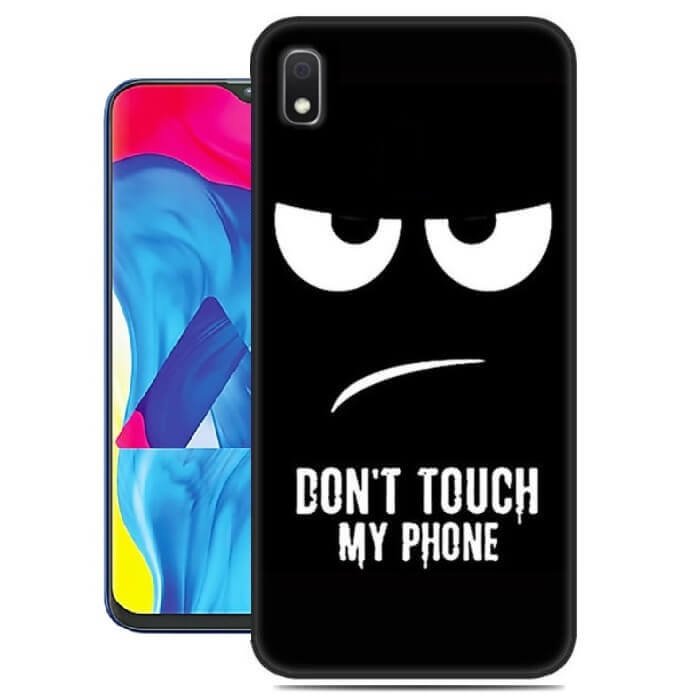 Funda Samsung Galaxy A10 Gel Dibujo Enfadado
