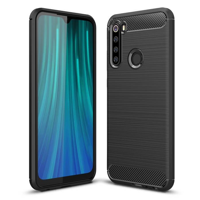 Funda Xiaomi Redmi Note 8 Tpu Carbono 3D Negra.