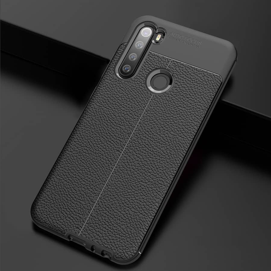 Funda Xiaomi Redmi Note 8 Tpu Cuero 3D Negra