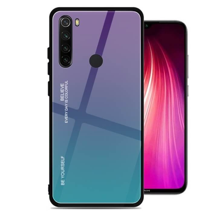 Funda Xiaomi Redmi Note 8 Tpu Trasera Cristal laguna
