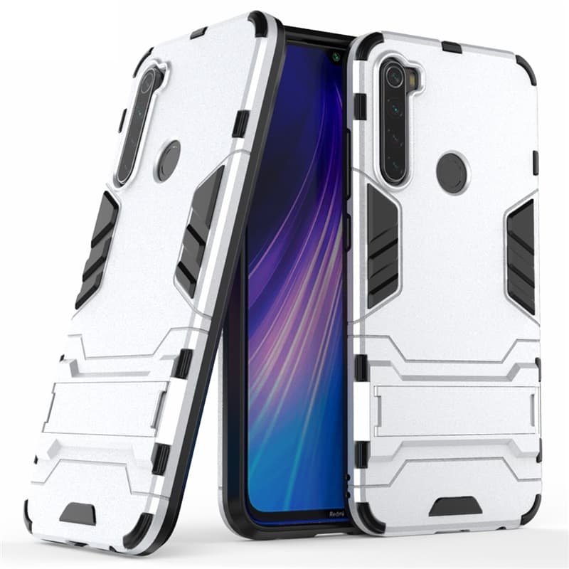 Funda Xiaomi Redmi Note 8 Anti Golpes Gris Plata