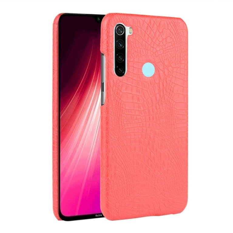 Carcasa Xiaomi Redmi Note 8 Cocodrilo Roja
