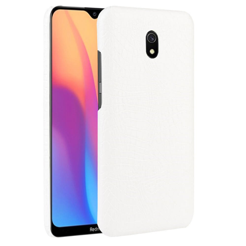 Carcasa Xiaomi Redmi 8A Cocodrilo Blanca
