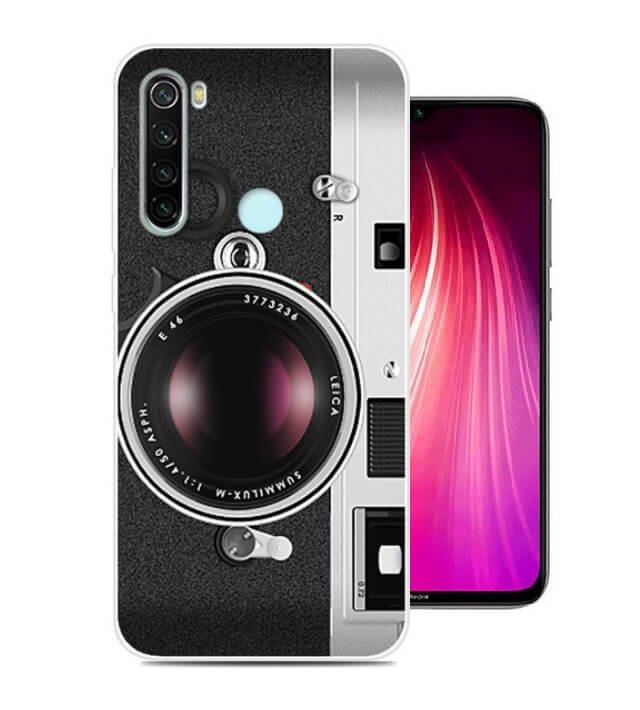 Funda Xiaomi Redmi Note 8 Dibujo Camara tpu